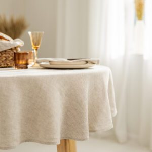 Linen Tablecloth Round