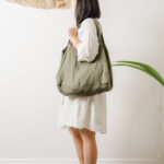 Linen Beach Bag