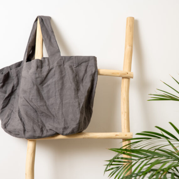 Linen Beach Bag